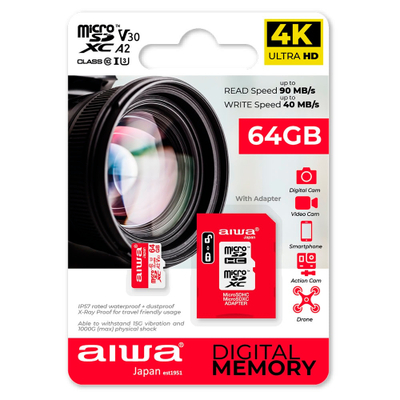 SD Kart Memorie AIWA MSDV30-64GB