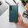 Kapak telefoni Smart Magneto për Samsung Galaxy A54 5G, me portofol, me magnet, jeshile e errët