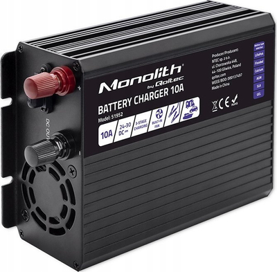 Karikues baterie Qoltec Intelligent Monolith, 24V, 10A, i zi