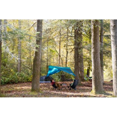 Tendë kampingu ENO SunFly Shade, 2.7 x 2.7 m, UPF 30, blu deti