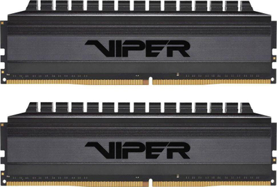 Memorie Patriot Viper 4 BLACKOUT, DDR4, 16 GB, 4400 MHz, CL18, PVB416G440C8K