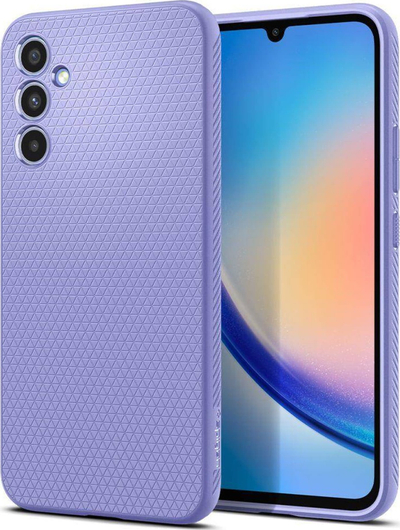 Kapak telefoni Spigen Liquid Air për Samsung Galaxy A34 5G, TPU i butë, kundër goditjeve, vjollcë