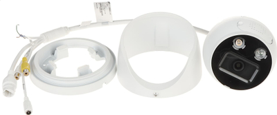 Kamerë IP dome BCS Line BCS-L-EIP55FCR3L3-Ai1, 5MP, PoE, e bardhë