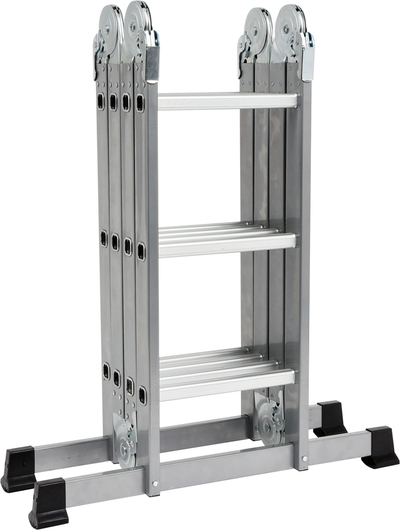 Мултифункционална скала Vorel 4x3, 3.4m, алуминиум, сребрена