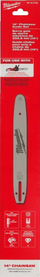 Shufër sharrë zinxhiri Milwaukee M18 FCHS35, 14"/35 cm, metal, gri