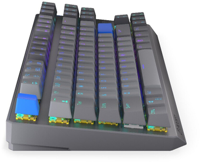 Tasirë mekanike Endorfy Thock V2 TKL Wireless, 87 taste, ARGB, gri