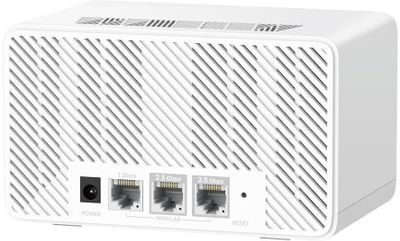 Sistem mesh WiFi Mercusys Halo H37BE, WiFi 7 BE6500, set me 3 copa, i bardhë