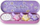 Сет за маникир за деца Martinelia Super Girl, 3 лакови за нокти, со стикери, во виолетова метална кутија