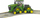 Traktor lodër Bruder John Deere, i gjelbër