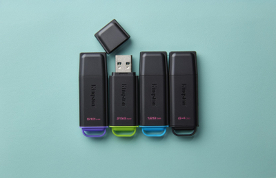 USB flash Kingston DataTraveler Exodia, 128GB, USB 3.2 Gen 1, i zi me blu