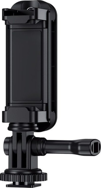 Mbajtëse stativi JJC SPC-S25, rrotullim 360°, fije 1/4" dhe GoPro, e zezë