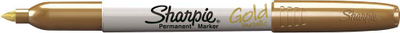 Marker permanent Sharpie Metallic, majë e artë, i artë metalik