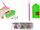 Set sticker diamant LeanToys Animals Garden Rainbow Mosaic, mozaik dekorativ, për fëmijë