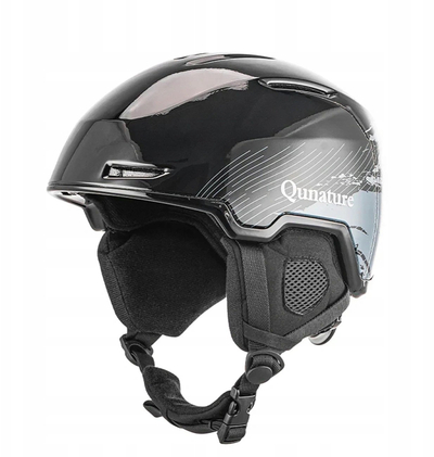 Helmetë ski Rockbros Qunature 10130003004, me jastëkë veshi, madhësia M, e zezë