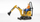 Set lodër Bruder JCB Micro Eskavator 8010 CTS bworld, figurë punëtori