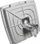 Antena Wi-Fi ALLNET ANT-58-1T1R-PATCH-385, 5 GHz, 19 dBi, e bardhë