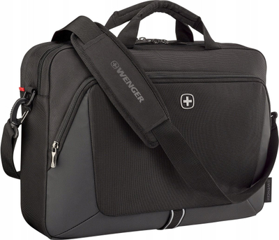 Çantë laptopi Wenger SwissGear 653300 XE Brief, 16", nga PET i ricikluar, me ngjyrë të zezë
