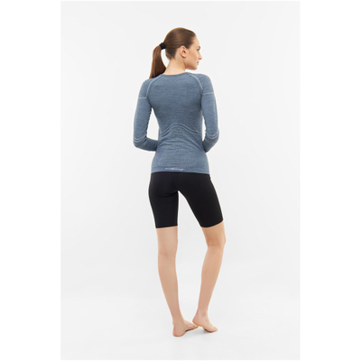 Bluzë e brendshme VIKING Lana Pro Merino, mëngë të gjata, femra, gri