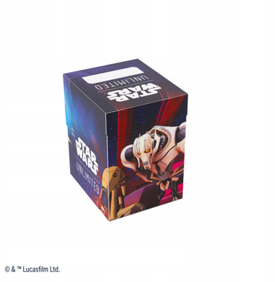 Kuti letra Gamegenic Star Wars Unlimited Soft Crate Ahsoka Tano General Grievous, me ndarës, shumëngjyrëshe