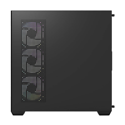 Kasa PC DarkFlash DS900, ATX MIDI Tower, 7 ventilatorë ARGB, e zezë