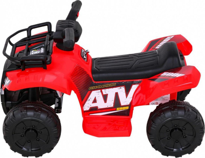 Katërçikël elektrik për fëmijë Ramiz Storm Red, motor 25W, deri 20 kg, i kuq