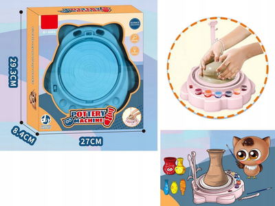 Set kreativ për enë prej balte Madej 008878, çark qeramik, për fëmijë