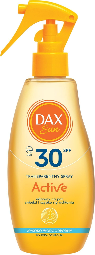 Spraj dielli Dax Sun Transparent Spray Active, SPF 30, 200ml