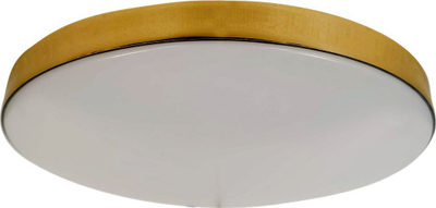 Plafon tavani Milagro Maya D33 LED, 15W, IP44 4000K, ngjyrë ari