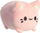 Lodër pelushi Aurora Meowchi Tasty Peach Strawberry, 7", eco friendly, rozë