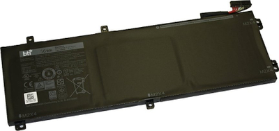 Bateri laptopi BTI 5D91C, 56Wh, 3 cell, e zezë