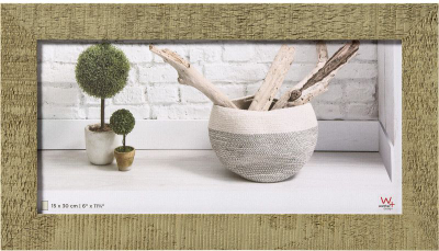 Kornizë fotografie Walther Home, 15 x 30 cm, bezhë