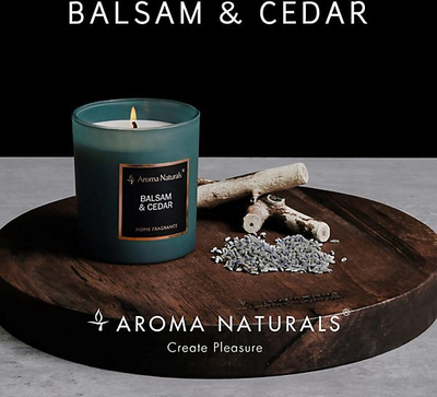 Qiri aromatik Aroma Naturals Balsam & Cedar, 215 g