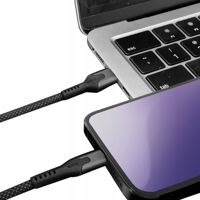 Kabllo kariku MagStack me magnet, USB në Lightning, 3ft 90cm, e zezë