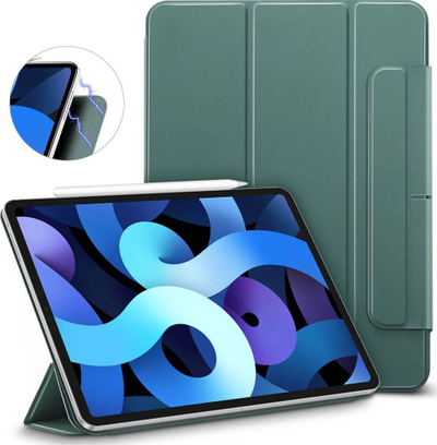 Mbështjellëse tabletash ESR REBOUND MAGNETIC për iPad Air 4 2020, ngjyrë cactus green