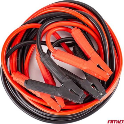 Kabllo për me ndez makinë AMiO Jump Starter, 1500A, 6 m, të kuqe