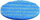 Jastëk lustërimi Flex Microfiber MC-PT 160, mikrofibër, për makina orbitale, blu
