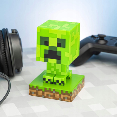 Dritë dekorative Paladone Minecraft Creeper Icon Light 62, LED, shumëngjyrëshe