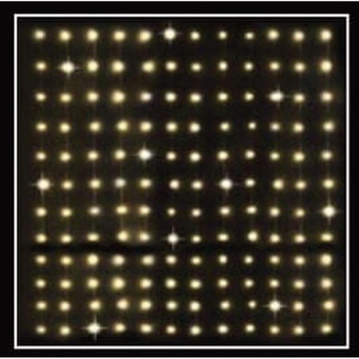 Dritare dekorative me LED, perde me 144 drita, 120×120cm, warm white, e bardhë e ngrohtë