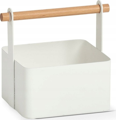 Organizues erëzash Zeller CADDY, madhësia S, metal, i bardhë