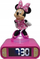 Orë me zile Lexibook Minnie Mouse, dritë 3D, ekran digjital, rozë