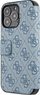 Këllëf telefoni Guess tip libër 4G me logo metal, për iPhone 13 Pro, blu