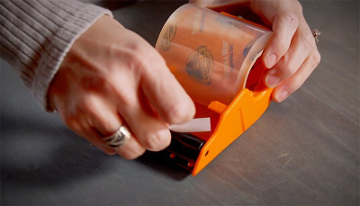 Shirit ambalazhimi Gorilla Packaging Tape, 72mm, 18m, me dispenser portokalli