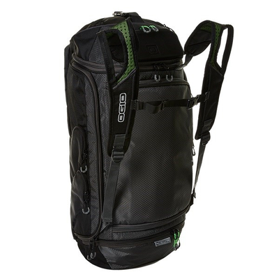 Çantë sportive Ogio Endurance 9.0, 74.5L, me ndarje për atlete, ngjyrë charcoal e zezë