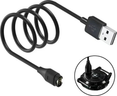 Kabllo karikimi Beline për Garmin, USB A, 1m, ngjyrë e zezë