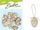 Dekor vezësh Pashke MFP Easter Decoration, plastikë 4cm, set me 12 kokrra, me lule të arta