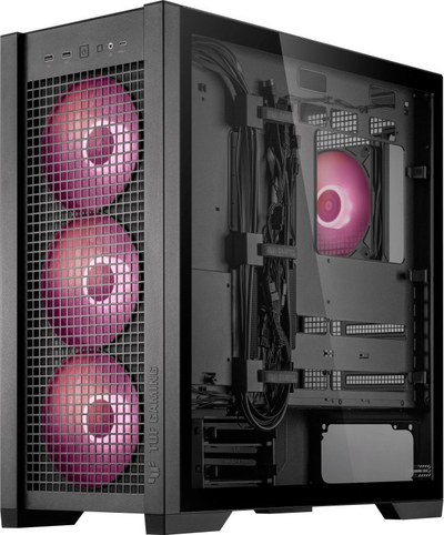 Kasë Asus TUF Gaming GT302 TG ARGB, e zezë, Midi Tower