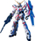 Model ndërtimi Bandai HGUC Unicorn Gundam, shkallë 1/144, plastik, i bardhë