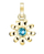 Pendant për varëse Rosefield Flower The Pendant PE-Gold-Daisy Crystal, i artë