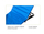 Dyshek plazhi HEINNER Beach Mat Sunbed, 141x45x51 cm, blu
