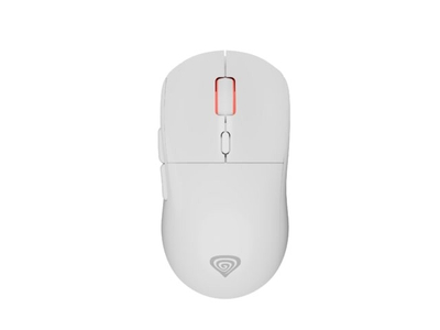 Maus gaming Genesis Zircon XIII, pa kabllo, RGB, i bardhë